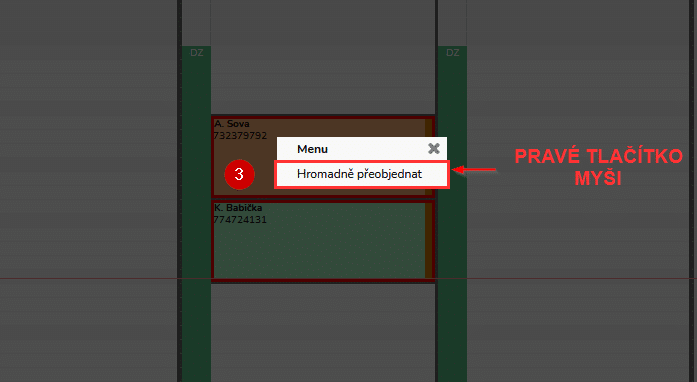 Dent21 - hromadné přeobjednání